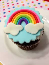 No birthday required when you want to throw a unicorn party! Rainbow Cupcake Toppers By Fondantfantasy On Etsy 15 00 Rainbow Cupcakes Fondant Rainbow Fondant Cupcakes