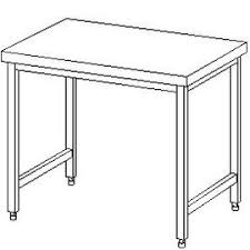 Css padding css height/width css box model css outline. Work Table Without Ground Floor 1400 Mm 800 Mm Height 850 Mm Intergastro
