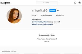 Model rusia bernama miha nika akun instagramnya diserbu netizen indonesia. Terkini Mihanika