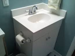 tp holder on vanity & outlet above sink