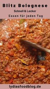 Spaghetti Mit Blitz Bolognese Lydiasfoodblog Video Rezept Video Bolognese Rezept Einfach Bolognese Spaghetti Bolognese Rezept