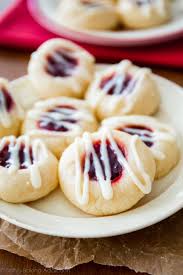 Raspberry Almond Thumbprint Cookies Sally S Baking Addiction Whip together butter, sugar, eggs and vanilla in one big bowl. raspberry almond thumbprint cookies