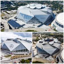 Byu football's walkthrough of the mercedes benz superdome prior to playing lsu. Mercedes Benz Stadium Atlanta Opened 2017 At A Coat Of 1 6 Billion To Build Capacity Is 71000 It Features A Camera Like Opening Roof Stadiumporn
