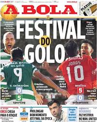 Com dois empates somados e só com a partida com os sadinos pela frente, o benfica pode já ficar eliminado da taça da liga se o v. Fora De Jogo Capas As Goleadas De Sporting E Benfica O Fc Porto Que Tenta Encostar A Lideranca Hoje
