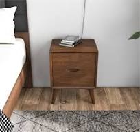 Amazon.com: Pemberly Row Mesita de noche moderna de madera ...
