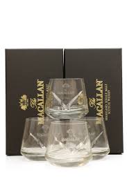 Macallan Chevron Drinking Glasses X4 Just Whisky Auctions