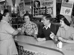 You can't go to a diner without getting a milkshake! Vintage Photos Of 1950s Diners Across America