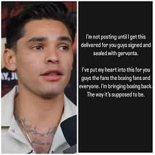 Is V.A.D.A. a deal breaker for Ryan Garcia and will he sign the contract?