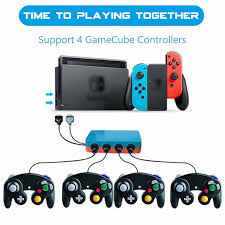 The gamecube controller adapter is your best choice to play super smash bros on nintendo switch/wii u.up to eight gc controllers use at the allows you to play your favorite nintendo wii u and pc and nintend switch games with your ngc controller. Controller Adapter For Gamecube Compatible With Nintendo Switch Super Smash Bros Switch Gamecube Adapter For Wii U Pc 4 Port With Home Turbo Function Walmart Com Walmart Com