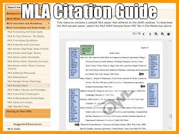 Purdue Owl Mla Formatting And Style Guide Writing Lab Mla Citation Citing Sources
