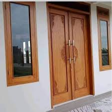 65 model pintu rumah minimalis. Pintu Dan Kusen Jendela Rumah Model Lawasan Kayu Jati Furnitur Shopee Indonesia