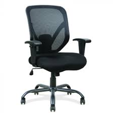 Black heavy duty 350 lbs. Vector Series 350 Lb Big Tall Mesh Heavy Duty Task Chair