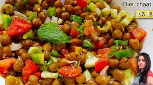 Chana Chaat Recipe In Hindi For Weight Loss चन च ट Without Oil Recipe Diet Recipe Weight Loss Salad Youtube