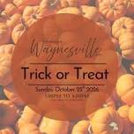 Downtown Waynesville Trick or Treat