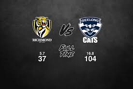 The cats walloped the tigers in round 8. Full Time Richmond Vs Geelong Round 12 2019 Afl News Zero Hanger