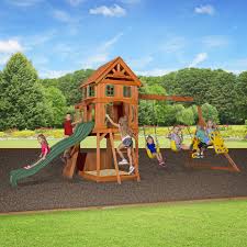 Aire De Jeux Bois Atlantis H 284 5 Cm Aire De Jeux Bois Aire De Jeux Jeux En Bois