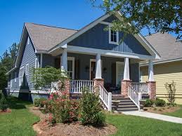 Embracing simplicity, handiwork, and natural materials, craftsman home plans are cozy, often with shingle siding and stone details. Bungalow House Plans Chatham Design Group