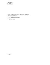 Pembayaran bonus raya penjawat awam sebanyak rm500 akan dibayar bermula 6 mei 2021. Https Www Tokiomarine Com Content Dam My Non Life About Us Financial 20information 2010 Fs2010 Bm Pdf