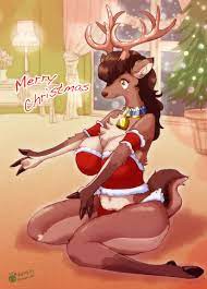 Comfort Reindeer Girl by melonleaf -- Fur Affinity [dot] net