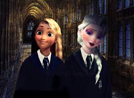 Hopefully enchanted will finally arrive on disney plus when the sequel, disenchanted, hits the platform. Elsa And Rapunzel Hp Disney Hogwarts Harry Potter Disney Modern Disney