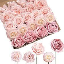 Tenemos una gran variedad de figurines para areglos de baby shower, la mayoria viene en opcion para nina o nino, colores rosa o azul. Ling S Moment Flores Artificiales Combo Para Bricolaje Ramos De Boda Centros De Mesa Arreglos Fiesta Baby Shower Decoracion Del Hogar Amazon Es Hogar
