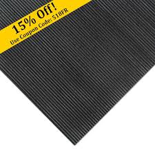 Corrugated Fine Rib Rubber Runner Mats Rubber Flooring Deck Flooring Outdoor Door Mat