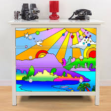 Diamond Head Ikea Hemnes Dresser Graphic Pop Art Decal Hack Hemnes Ikea Hemnes Ikea