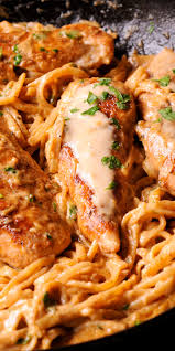 New Orleans Chicken Pasta Chicken Tenders Are Pan Seared In Butter And Oil And Then Served With A Decadent New O Chicken Recipes Chicken Lazone Pasta Recipes