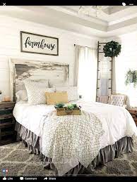 Pin By Jessica Jang On Next House Master Bedrooms Decor Farmhouse Style Master Bedroom Farmhouse Bedroom Decor
