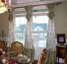 Windowtreatments Tuscany Windsor Panels In A Dining Room Www Ladydiannes Com Dining Room Window Treatments Window Treatments Living Room Dining Room Curtains