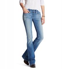 Ariat Womens Real Mid Rise Jeans Blossom Adrian
