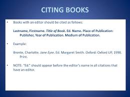 Citing Sources Works Cited Ppt Download