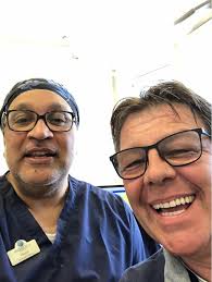 Feeling happy with our lovely patient Keith Bookman, Pumba from Lion King :)