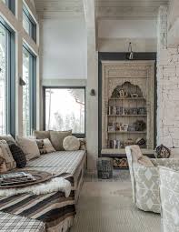 Rustic Zen Residence Locati Architects Bozeman Mt Interior Design By Cashmere Interior Photo Diseno De Interiores Sala De Estar Rustica Decoracion Hogar