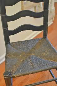 Weaving a ladder back chair seat with fiber rush. How To Repair A Rush Seat Today S Creative Ideas
