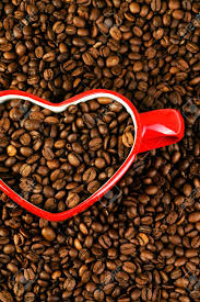 heart shaped coffee mug sinked in