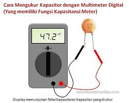1) cara menguji kapasitor (capasitor). Cara Mengukur Kapasitor Dengan Multimeter