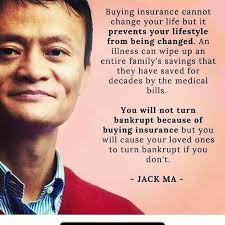 You Will Not Turn Bankrupt Because Of Buying Insurance Jack Ma Di 2020 Asuransi Jiwa Perencanaan Keuangan Instagram