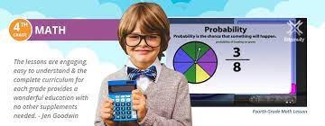 Go math chapter/lesson interactive videos with interactive practice; Fourth Grade Math Lesson Plans Time4learning