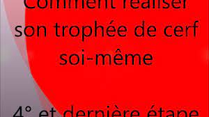 Ça fait 2 matches que thauvin se fait massacrer, le coup de gueule de garcia. Comment Realiser Un Trophee De Cerf Youtube