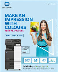 Installing konica minolta mobile print on android devices allows that device to be registered to bizhub. Aar Technologies Konica Minolta Bizhub C250i Make An Impression With Colors Rethink Colors Print Copy Scan Prints Upto 1200 Dpi 8 Gb Ram 256 Gb Ssd 10 1 Inch Touch