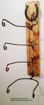 You Will Love This American Made Cowboy Hat Holder Holds Easily Up To Four Cowboy Hats And Ball Caps On End Scrolls Is De Hat Rack Cowboy Hat Rack Cowboy Hats