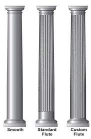 Dsi round fluted columns are complimented by matching capitals and bases. 10 Round Tapered Architectural Interior Or Exterior Column Frp