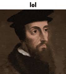 John Calvin Calvinism Sticker