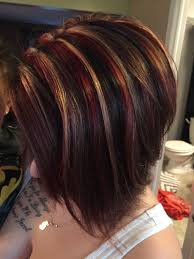 Short Haircuts For Brown Hair With Highlights And Red Lowlights 2