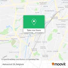 How to get to Autoscout 24 in Brussel by Bus or Train?