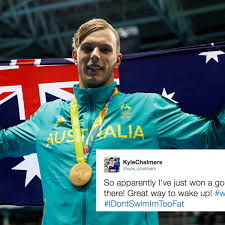 Kyle was oceania male swimmer of the year in 2018. Not The Gold Medal Winner Twitter Gets The Wrong Kyle Chalmers
