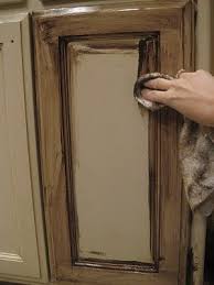 glazing painted kitchen cabinets