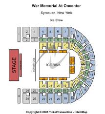 War Memorial At Oncenter Syracuse Ny Seating Chart Best