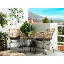 Small enough and compact where space is a premium appealing to the eye and comfort after a day at work with a glass of wine. Wicker Rattan Bistro Sets You Ll Love Wayfair Co Uk